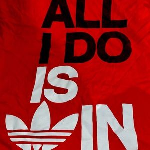 Red Adidas big T-Shirt